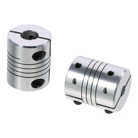 Rock Solid Aluminum Stepper Motor Shaft Coupler Dual Hole Heavy Duty Clamping Link Dead Set Precision Fit For 3D Printers And Cnc Machinery Smooth Vibration Free Setup Built Different, 30x25mm design.