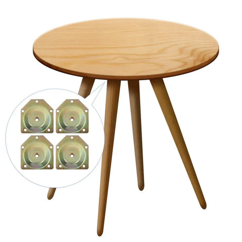 Heavy Duty Iron Furniture Leg Mounting Plates For Sturdy Tables And Couches No Sweat Install Repair Kit Solid Sofa Leg Brackets Built Like A Tank For Everyday Use