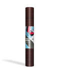 Slick Peel And Stick Countertop Wrap Featuring Sweet Dark Walnut Wood Grain Waterproof Self Adhesive Vinyl roll on white background
