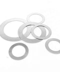 Flat Washers Ultra Thin 0.1mm Thick Mixed Set Kit 500 Pcs In 2 Boxes 304 Stainless Steel A2, assorted sizes