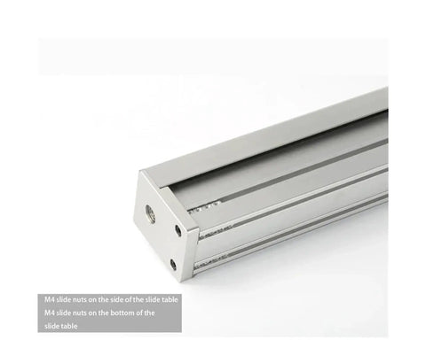 Beefed Up CNC Linear Guide Replacement Module With 57 Stepper Motor And Enclosed Ball Screw Actuator For Smooth Precise Motion In Rugged Industrial Production Today aluminum linear guide module with M4 mounting holes