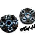 Black steel housing with sealed bearings and screws, Traxxas UDR 1 to 7 Hard Steel Housing Planetary Gears With Bearings 8592