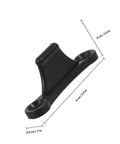Tough Black Nylon RV Door Catch Retainer Hook Replacement For Your Motorhome Or Camper, 6cm long, 2.6cm wide, durable design.
