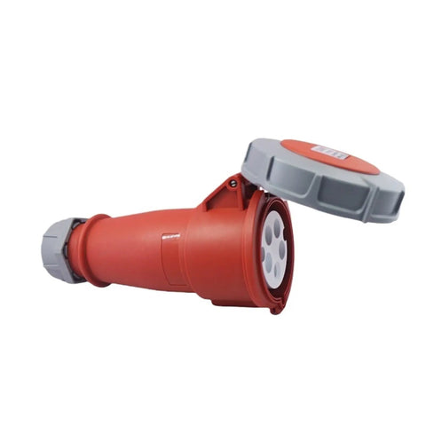 Beefy Industrial Plug Coupler IP67 Waterproof 32A 5 Core 380V Three Phase Connector JH2252 For Heavy Machinery And Control Cabinets front view