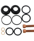 Rubber Cup Repair Kit 3430-0009 for 5300 Series Piston Pumps with 2 rubber cups, screws, washers, seal rings, and O-rings.