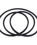 Top Tier Idler Pulley And Drive Belt Kit Fits 105 108 115 LA135 165 Models GX20006 20286, black rubber parts for lawn mower.