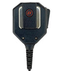 Remote Speaker Microphone For Harris XL45 XL95 XG15 XG25 XG75 Radios With Noise Cancelling Microphone, front view with clip
