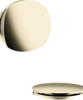Vibrant French Gold Bath Trim Kit With Slick Metal Build Easy Off Design For Quick Finish Upgrades Smooth Rotary Turn Operation