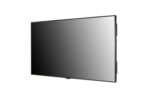 98 Inch 4K UHD Digital Signage Display Delivering Knockout Ultra High Definition Visuals And Heavy Duty Commercial Build, side view.