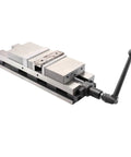 6 Inch Badass Angle Vise For Milling Machines And Drill Presses Built Like A Tank With Heavy Cast Iron Construction, side view.