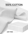 Lint Free Cleaning Rags 24 Pack 100 Percent Cotton Cloths Soft Tee Shirt Material Highly Absorbent And Durable 17 By 17 Inches
