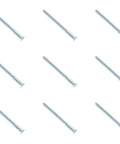 M7 Self Tapping Confirmat Style Furniture Screws Set, Carbon Steel With Zinc Plating, Hex Socket, Rust Resistant 10x85mm