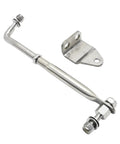 Adjustable Boat Engine Stainless Steel Steering Tie Rod Drag Link Kit 315 to 395 mm and 12.4 to 15.55 in, stainless marine linkage