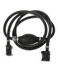 Premium Marine Boat Fuel Line Kit 8mm 5/16 Inch Assembly With Primer Bulb And Connector For Rvs Tractors Cars Total Run 3m Long Hose Setup black fuel hose with primer bulb and connectors