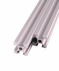 Sturdy 2pcs Aluminum Profile Extrusion Featuring Sleek T Slot Design That Is Totally Anodized, showcasing 300mm lengths and lightweight construction.
