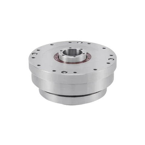 Compact Harmonic Drive Reducer With Strain Wave Gear 50 80 100 Ratio 80 To 1 HST32 III; front view showing metal casing.