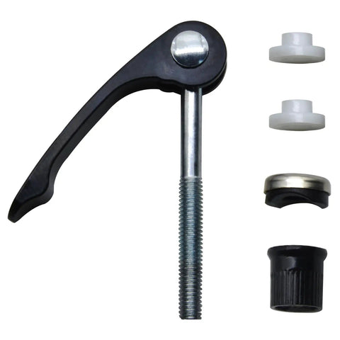 Two Pack M6 X 65 Bike Seat Clamp Aluminum Alloy Quick Release Binder Bolt For Seat Post Easy Hand Install With Crank Handle