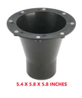 Heavy Duty Magnetic Dust Collection Fittings For 4 Inch Woodwork Shop Vacuums And Tools, 5.4 x 5.8 x 5.8 inches adapter.