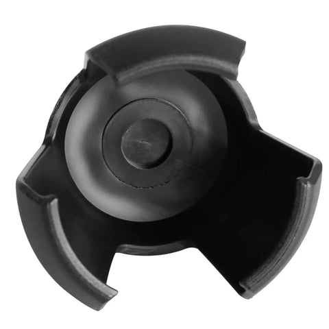 Close-up of Putter End Golf Ball Grabber Screw In 3 Prong Retriever showing 3-prong claw design for easy ball pickup.