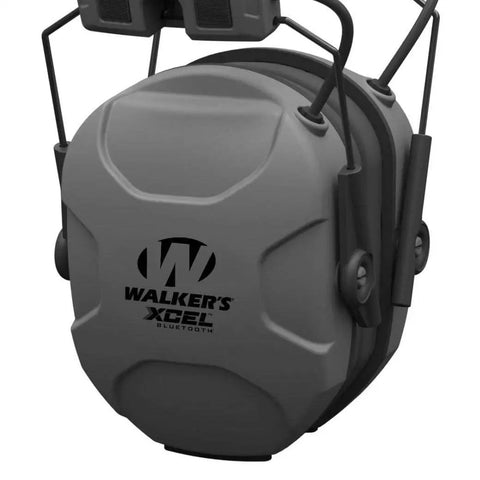Xcel Digital Electronic Hearing Protection Earmuffs With Bluetooth And Voice Clarity For Hunters And Range Shooters, Gray