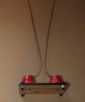 Mini DC Induction Jacobs Ladder High Voltage Arc Tesla Coil Kit for DIY Enthusiasts with wires and base components