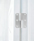 Heavy Duty Iron H Shape Lift Off Door Hinge Set 3x2 Inch Removable Hinges With 60 304 Stainless Steel Screws Radius Rounded Corner Right Handed