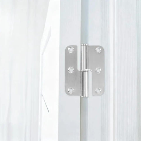 Heavy Duty Iron H Shape Lift Off Door Hinge Set 3x2 Inch Removable Hinges With 60 304 Stainless Steel Screws Radius Rounded Corner Right Handed