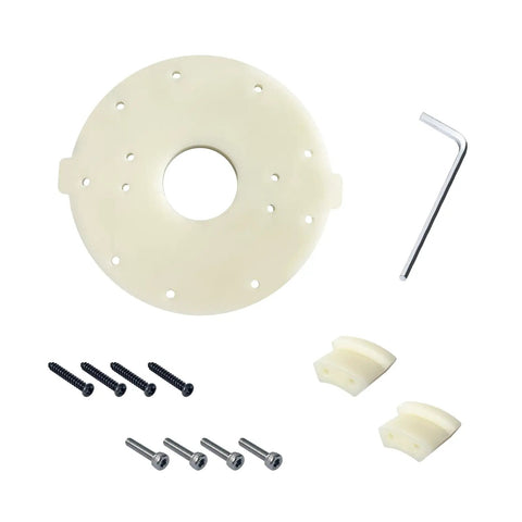 Beef Up Your 12 Foot Giant Skeleton With This Repair Kit Featuring Swivel Arm Plate And Head Bracket, hex wrench, screws