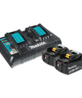 18V LXT Lithium-Ion 5.0Ah Battery With Dual Port Charger Starter Pack, Fast 45-Minute Charge, LED Charge Level Indicator