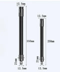 1/2 Inch Flexible Shaft Extension Tool For Auto Repair, Bendable Reach With Torque Socket, 250mm and 350mm lengths visible.