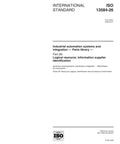 ISO 13584-26:2000 standard document on Industrial Automation Systems Parts Library for tech professionals.