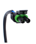 Magnetic Pickup MPU Speed Sensor For Rotational Generators And Diesel Engines Beefy Heavy Duty Anti Vibration RPM Sensor Replacement Part For Industrial Machinery Power Units And Portable Generators, black connector close-up