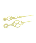 Brass Clock Hands Replacement Kit For 7 Inch Dial NOS DIY Clock Assembly shown in intricate design.