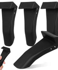 4 Pack Tire Changer Jaw Protectors Black Clamp Covers For Wheel Demount Machines Rim Safety Guards That Shield Jaws From Scratches And Dents Pro Shop Tire Service Tool.