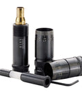 Black Precision Mic Headspace Tool For.308 Win And.243 Win Reloading, Micrometer Headspace Gauge parts and accessories visible.
