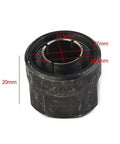 Precision Machined Collet Clamping Nut 20Mm X 27Mm Balanced Spring Chuck Hardware Locks Down Hard To Stop Play On Woodworking Lathes And Dishes Out Crisp Clean Cuts With Zero Drama Ever, side view showing size specifications.