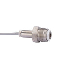 Close-up of Airless Sprayer Pressure Transducer 243222 Pro Grade Compatible With Graco Sprayers, showing stainless steel sensor and connector