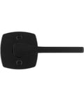 Matte Black Dummy Door Handle Set For Closets And Pantries Single Sided Non Turning Push Pull Lever For French Double Doors Reversible Interior Pull Handle With Microban Protection Easy DIY Pack Of 2 dummy handle with square rose and screws