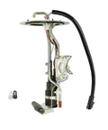 E2237S Fuel Pump Assembly For 1999 2000 2001 2002 2003 Ford F-150 And 2004 F-150 Heritage And 1999 Ford F-250 Direct Replacement With AP2237S Interchange OE XL3Z 9H307-BB EP2051H EP2052 Plug-And-Play Ready To Install fuel pump viewed from side, showing connectors and wiring