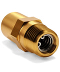 Brass thermal relief valve fitting, 1/4 in NPT, for gas pressure washers