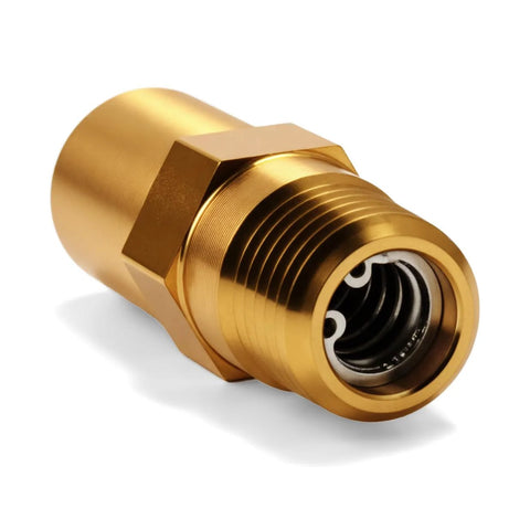 Brass thermal relief valve fitting, 1/4 in NPT, for gas pressure washers