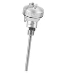 Beefed-Up PT100 Temperature Sensor Probe With Half Inch NPT Thread Head Stainless Steel Industrial Grade Range -200 to 420 Degrees Durable RTD Sensor
