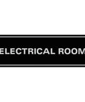 Black Electrical Room Sign Easy To Read For Doors Panels And Walls Keeps Staff And Emergency Pros In The Know About Electrical Rooms Compliant Durable Available In 2x6 And 2.75x7 And 3x9 Inches, black room sign