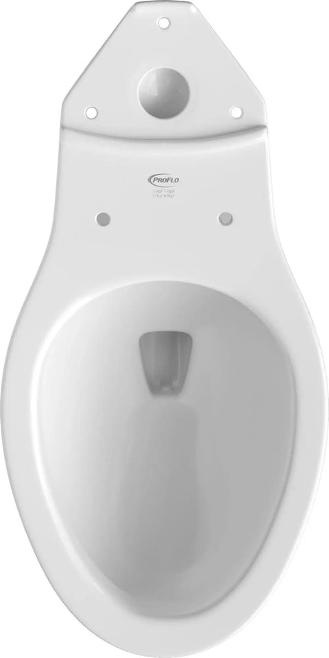 Gilpin Elongated Toilet Bowl Only PF1605PA White Floor Mounted Vitreous China Seat Not Included Tank Not Included