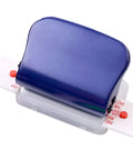 Blue Six Hole Puncher For A4 A5 B5 Loose Leaf Notebooks And Scrapbooks, 20 26 30 Hole Configurations, 6mm Circle Holes, 5 Sheet Capacity