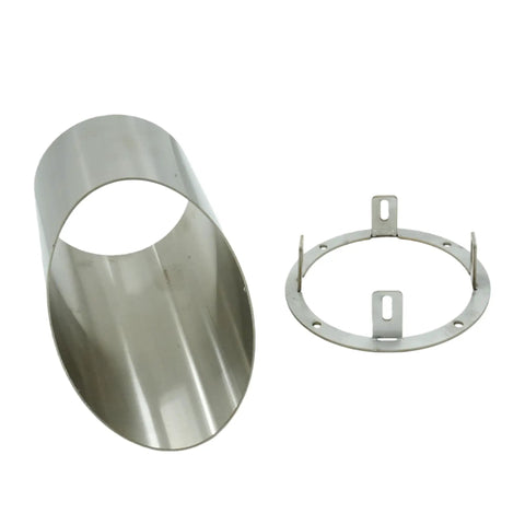 Diesel Hood Stack Ring And Tip Kit 6 Inch Miter Cut With Hardware For Truck And Tractor Sled Pulling Fully Adjustable Universal Fit