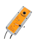 BF230 Spring Return Actuator For Fire And Dampers 90 Degree Rotation HVAC Ventilation Systems with wiring and adjustable settings.
