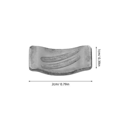 Clipper Forming Plate With Stainless Steel For Aluminum Replacement Parts Heavy Duty Pro Grade Food Packaging Accessories Enhanced Closure Bag Sealing Machine Bagging Stations, 2cm x 1cm