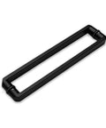 Black 41-inch aluminum handle from the Beefy Heavy Duty Long Double Sided Barn Door Handle Set For Front Entrance