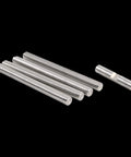 Next Level D Type Shaft Bearing Rod Set With Grind Flat Finish, 5mm Round Outer Diameter, Includes Four Long And One Short Bearings, Linear Round Rod For 30mm Or 60mm Lengths, Perfect For Motorized Builds, stainless steel shafts
